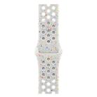 For Apple Watch 42mm / 41mm / 40mm / 38mm Coloful Silicone Watch Band(White Platinum) - 2