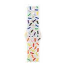 For Apple Watch 46mm / 49mm / 45mm / 44mm Sport Silicone Watch Band(Rainbow) - 2