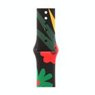 For Apple Watch 42mm / 41mm / 40mm / 38mm Sport Silicone Watch Band(Flower) - 2