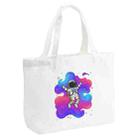 Astronaut Printed Canvas Handbag Digital Print On Your Demand, Size:20x30x10cm(White) - 1