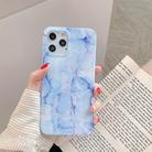 For iPhone 12 / 12 Pro Marble Pattern Soft TPU Protective Case(Blue Purple Marble) - 2