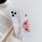 For iPhone 12 Pro Max Marble Pattern Soft TPU Protective Case(Cream Marble) - 2
