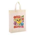 Funny Face Printed Non-woven Fabric Bag Print On Your Demand, Size:38x30x10cm(Beige) - 1