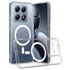 For Xiaomi 14T Pro MagSafe Clear Acrylic PC Hybrid TPU Phone Case(Transparent) - 1