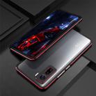 For Vivo iQOO 5 & 5 Pro Aluminum Alloy Shockproof Protective Bumper Frame(Black Red) - 2