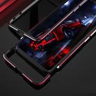 For Vivo iQOO 5 & 5 Pro Aluminum Alloy Shockproof Protective Bumper Frame(Black Red) - 3