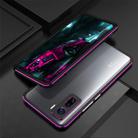 For Vivo iQOO 5 & 5 Pro Aluminum Alloy Shockproof Protective Bumper Frame(Black Purple) - 2