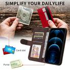 For Motorola Moto G75 5G Skin Feel Life Tree Metal Button Leather Phone Case(Brown) - 3