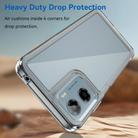 For Motorola Moto E15 Colorful Series Acrylic Hybrid TPU Phone Case(Transparent) - 3
