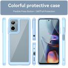 For Motorola Moto G05 Colorful Series Acrylic Hybrid TPU Phone Case(Blue) - 2