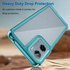 For Motorola Moto G05 Colorful Series Acrylic Hybrid TPU Phone Case(Transparent Blue) - 3