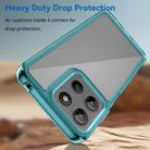 For Motorola Moto G15 Colorful Series Acrylic Hybrid TPU Phone Case(Transparent Blue) - 3