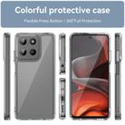 For Motorola Moto G15 Colorful Series Acrylic Hybrid TPU Phone Case(Transparent) - 2