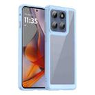 For Motorola Edge 5G 2025 Colorful Series Acrylic Hybrid TPU Phone Case(Blue) - 1