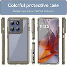For Motorola Edge 5G 2025 Colorful Series Acrylic Hybrid TPU Phone Case(Transparent Grey) - 2