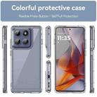 For Motorola Edge 5G 2025 Colorful Series Acrylic Hybrid TPU Phone Case(Transparent) - 2