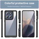 For Motorola Edge 60 Fusion Colorful Series Acrylic Hybrid TPU Phone Case(Black) - 2