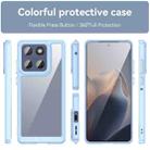 For Motorola Edge 60 Fusion Colorful Series Acrylic Hybrid TPU Phone Case(Blue) - 2