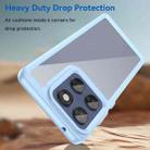 For Motorola Edge 60 Fusion Colorful Series Acrylic Hybrid TPU Phone Case(Blue) - 3