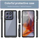 For Motorola Edge 60 Pro Colorful Series Acrylic Hybrid TPU Phone Case(Black) - 2