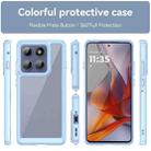 For Motorola Edge 60 Pro Colorful Series Acrylic Hybrid TPU Phone Case(Blue) - 2