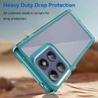 For Motorola Edge 60 Pro Colorful Series Acrylic Hybrid TPU Phone Case(Transparent Blue) - 3