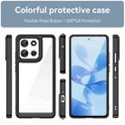 For Motorola Moto G86 5G Colorful Series Acrylic Hybrid TPU Phone Case(Black) - 2