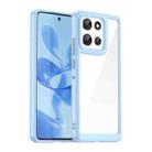 For Motorola Moto G86 5G Colorful Series Acrylic Hybrid TPU Phone Case(Blue) - 1