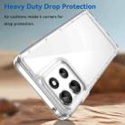 For Motorola Moto G56 5G Colorful Series Acrylic Hybrid TPU Phone Case(Transparent) - 3