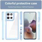 For Motorola Moto G66j 5G Colorful Series Acrylic Hybrid TPU Phone Case(Blue) - 2