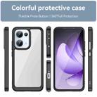 For OPPO Reno13 Global Colorful Series Acrylic Hybrid TPU Phone Case(Black) - 2
