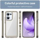 For OPPO Reno13 Global Colorful Series Acrylic Hybrid TPU Phone Case(Transparent Grey) - 2