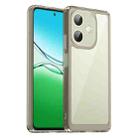 For OPPO A5 Energy 5G Colorful Series Acrylic Hybrid TPU Phone Case(Transparent Grey) - 1