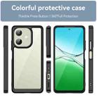 For OPPO A5 Pro 5G Global Colorful Series Acrylic Hybrid TPU Phone Case(Black) - 2