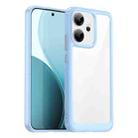 For OPPO Reno14 Global Colorful Series Acrylic Hybrid TPU Phone Case(Blue) - 1