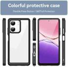 For OPPO A5x 5G Colorful Series Acrylic Hybrid TPU Phone Case(Black) - 2
