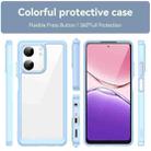 For OPPO A5x 5G Colorful Series Acrylic Hybrid TPU Phone Case(Blue) - 2