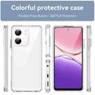 For OPPO A5x 5G Colorful Series Acrylic Hybrid TPU Phone Case(Transparent) - 2