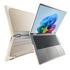 For HP ENVY X360-14 2024 TPU + PC Two-color Anti-fall Laptop Protective Case(Khaki) - 2