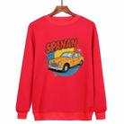 Car Printed Casual Loose Round Neck Sweatshirt Print On Your Demand, Size:S(Red) - 1