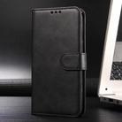 For Motorola Moto G55 Classic Calf Texture Flip Leather Phone Case(Black) - 2