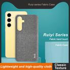 For Samsung Galaxy S24 FE 5G imak Ruiyi Series Cloth Texture PU + PC Phone Case(Light Grey) - 3