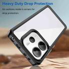 For Redmi Note 14 4G 163.25mm Colorful Series Acrylic Hybrid TPU Phone Case(Black) - 3