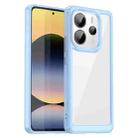 For Redmi Note 14 4G 163.25mm Colorful Series Acrylic Hybrid TPU Phone Case(Blue) - 1