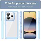 For Redmi Note 14 4G 163.25mm Colorful Series Acrylic Hybrid TPU Phone Case(Blue) - 2