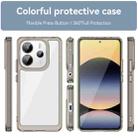 For Redmi Note 14 4G 163.25mm Colorful Series Acrylic Hybrid TPU Phone Case(Transparent Grey) - 2