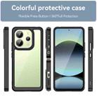 For Redmi Note 14 4G 164.84mm Colorful Series Acrylic Hybrid TPU Phone Case(Black) - 2