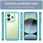For Redmi Note 14 4G 164.84mm Colorful Series Acrylic Hybrid TPU Phone Case(Transparent Blue) - 2