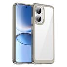 For Redmi Turbo 4 Pro Colorful Series Acrylic Hybrid TPU Phone Case(Transparent Grey) - 1