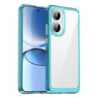 For Redmi Turbo 4 Pro Colorful Series Acrylic Hybrid TPU Phone Case(Transparent Blue) - 1